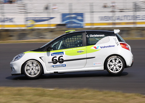En super tilfreds Claus Christensen kan nu, sammen med de øvrige Clio Cup deltagere, holde en velfortjent sommerpause.